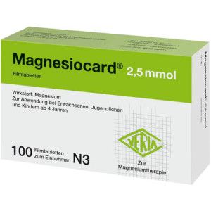 MAGNESIOCARD 2,5 mmol Filmtabletten